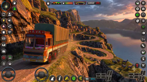 Indian Offroad Truck Sim 3D screenshot