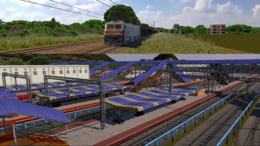 Indian Trains Driving 3D screenshot