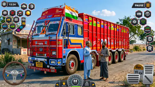 Indian Truck Cargo Truck Game screenshot