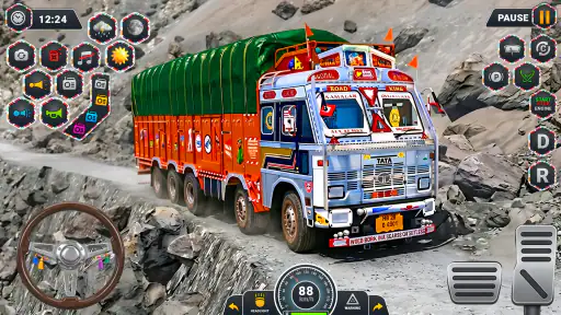 Indian Truck Cargo Truck Game screenshot