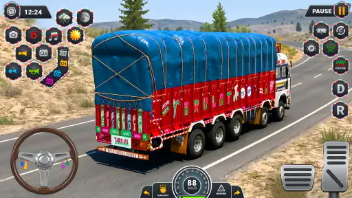 Indian Truck Cargo Truck Game screenshot