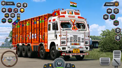 Indian Truck Cargo Truck Game screenshot