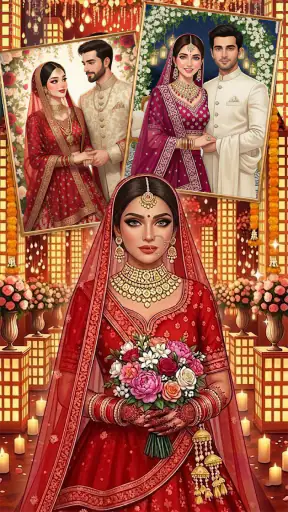 Indian Wedding Dress up Bridal screenshot
