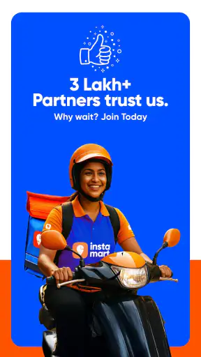 Instamart Delivery Partner App screenshot