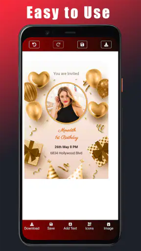Invitation Card Maker screenshot