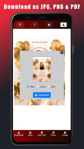 Invitation Card Maker screenshot