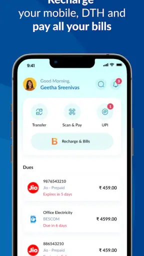 IOB Connect - Mobile Banking screenshot