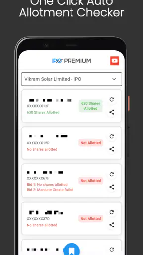 IPO Premium - Apply & Info screenshot