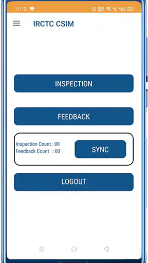 IRCTC CSIM screenshot