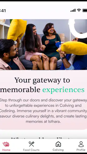 ISTHARA Co-Living & Food Court screenshot