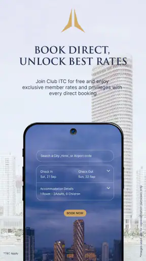 ITC Hotels screenshot