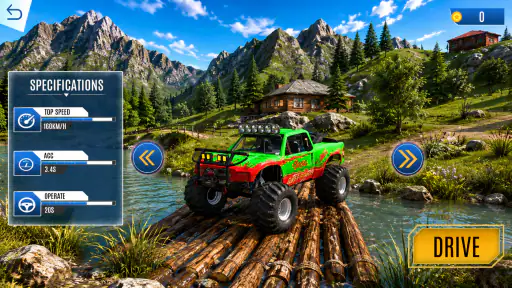 Jeep Mountain Driver 3D screenshot