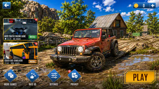 Jeep Mountain Driver 3D screenshot