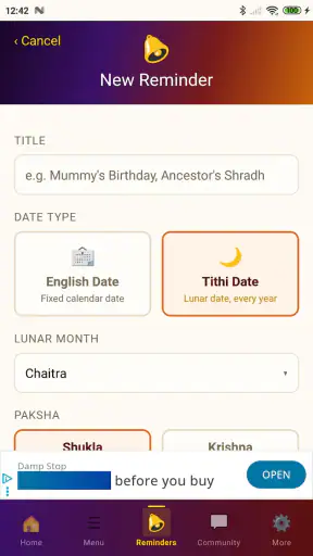Kashmiri Calendar screenshot