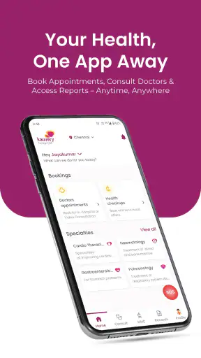 Kauvery Kare: Patient App screenshot