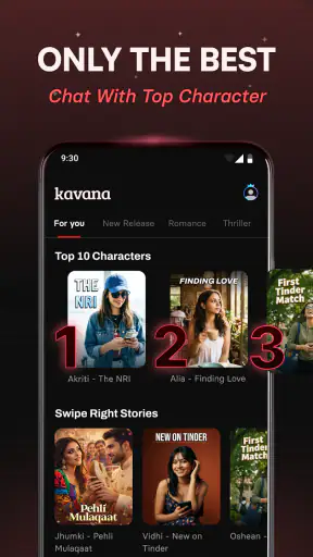 Kavana - AI Chat Stories screenshot