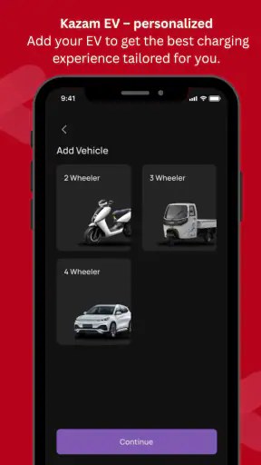 Kazam EV Charging screenshot