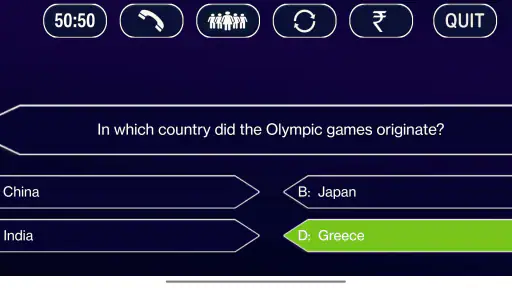 KBC Quiz in English & Hindi screenshot