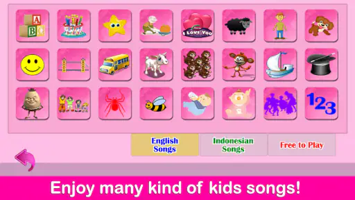 Kids Pink Piano screenshot
