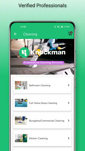 Knockman - Cleaning & Services screenshot