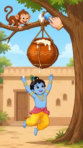 Krishna Stories Game screenshot