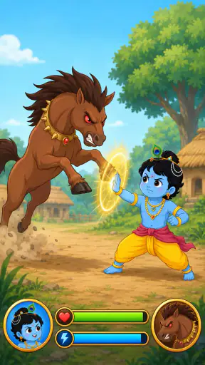 Krishna Stories Game screenshot