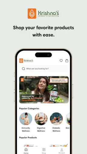 Krishna's Herbal & Ayurveda screenshot