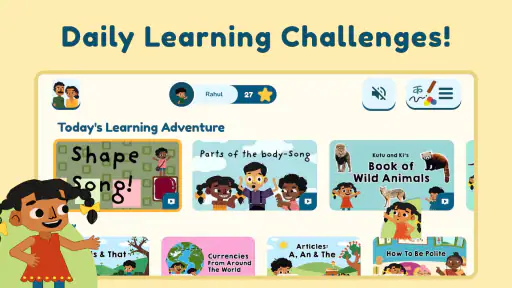 Kutuki Kids App screenshot