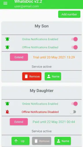 LastSeenOn - Online Tracker screenshot