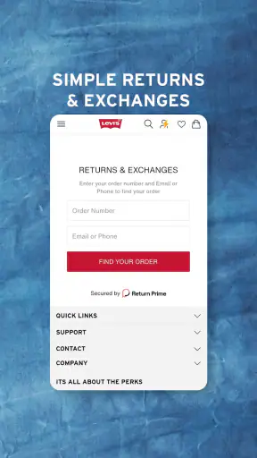 Levi's® India screenshot