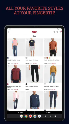 Levi's® India screenshot