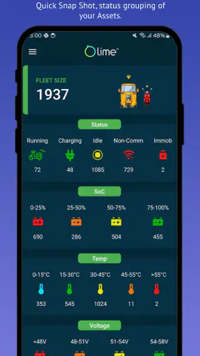 Lime IoT screenshot