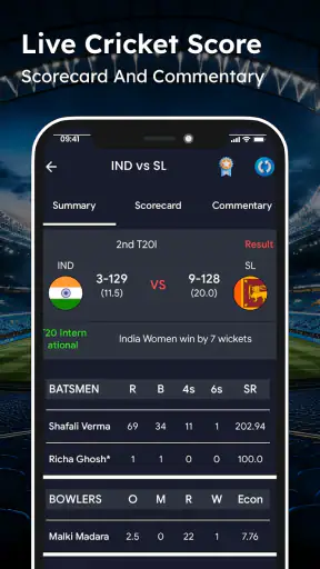 Live Cricket TV HD Streaming screenshot