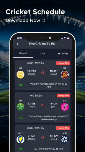 Live Cricket TV HD Streaming screenshot