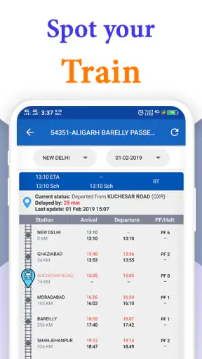 Live Train Status And Train En screenshot