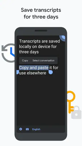 Live Transcribe और सूचना screenshot