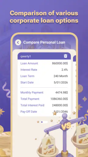 Loan Calculator+ screenshot