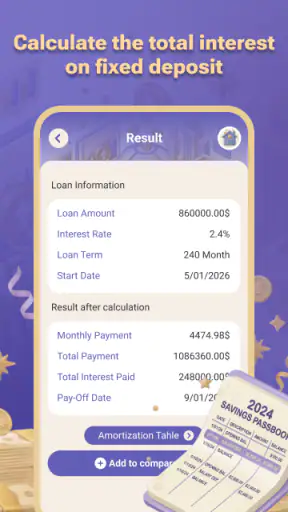 Loan Calculator+ screenshot