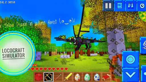 Lococraft Simulator Crafting screenshot