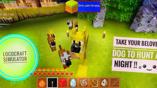 Lococraft Simulator Crafting screenshot