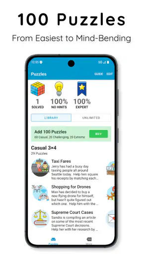 Logic Grid Puzzles: Brain Game screenshot