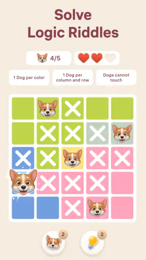 Logic Riddle - Dog Puzzle Game screenshot