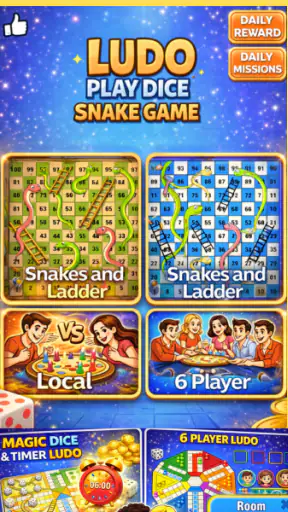 Ludo Play Dice Snake Game fun screenshot
