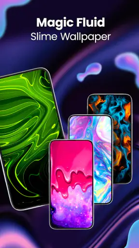 Magic Fluid: Slime Live Wall screenshot