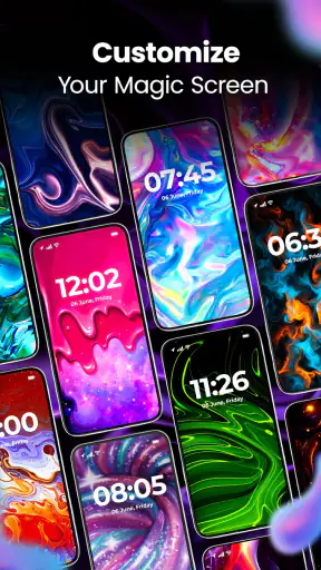 Magic Fluid: Slime Live Wall screenshot