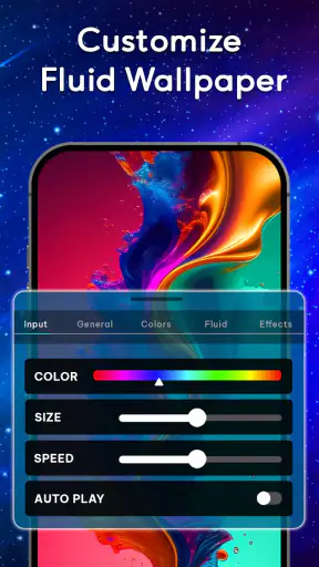 Magic Fluid: लाइव वॉलपेपर 4D screenshot