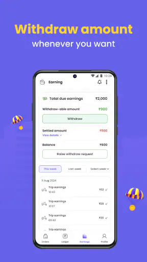 magicFleet Rider App screenshot