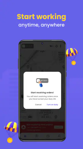 magicFleet Rider App screenshot