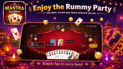 Mantra Rummy:Classic Card Game screenshot