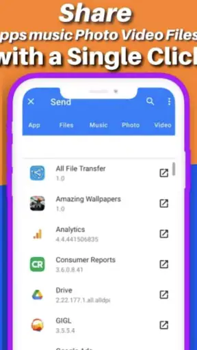 Max Sender Share File Transfer screenshot